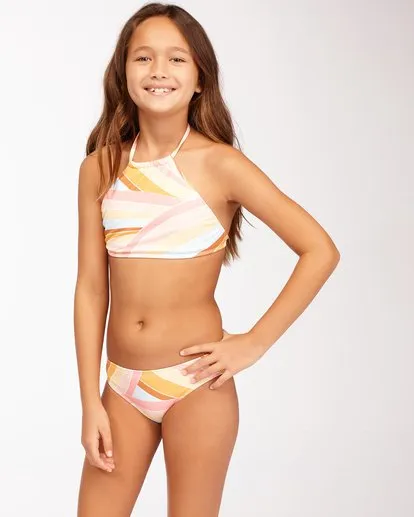 Girl's Sea Of Gold High Neck