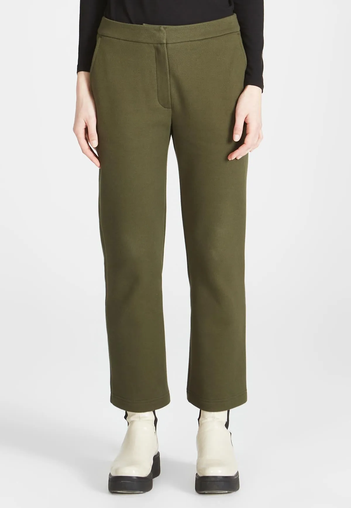 GIVN Trousers Jasmin moss green (structure)