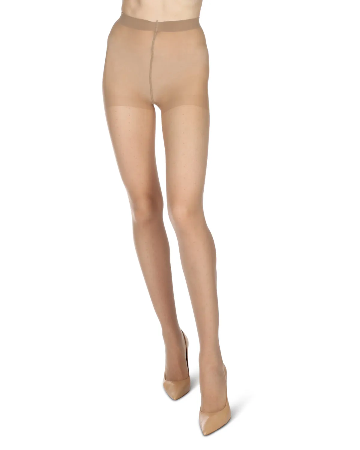 Glam Dotted Inlay Soft Sheer Tights