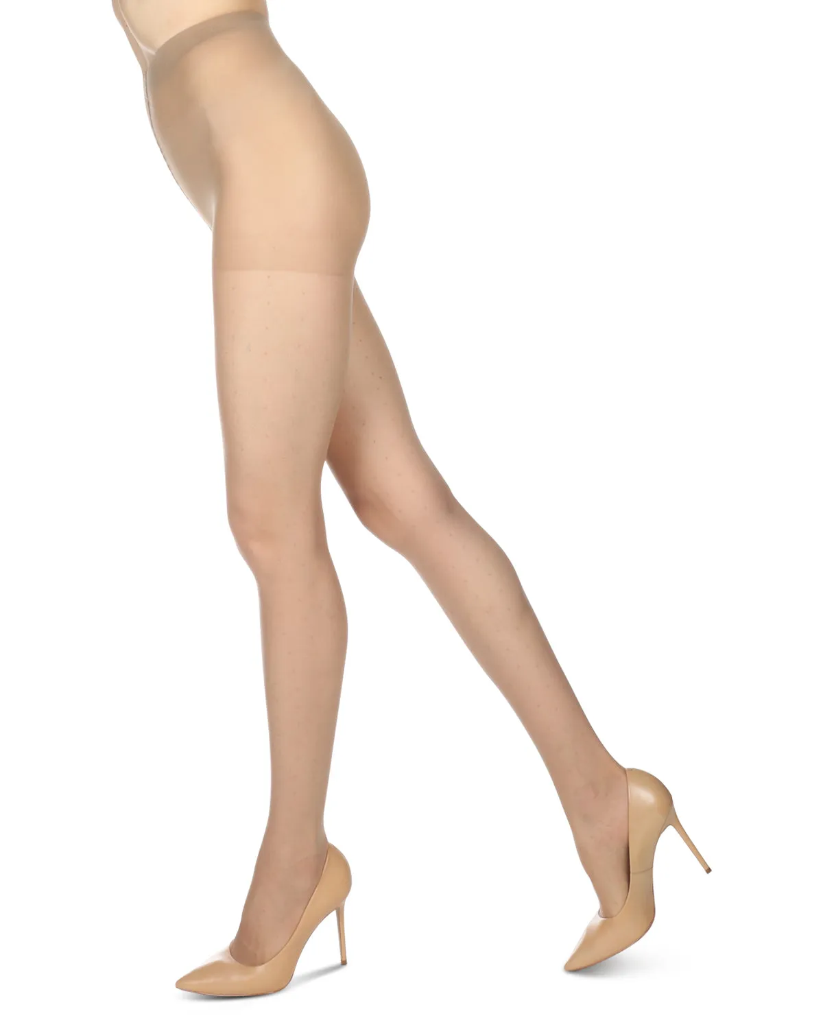 Glam Dotted Inlay Soft Sheer Tights
