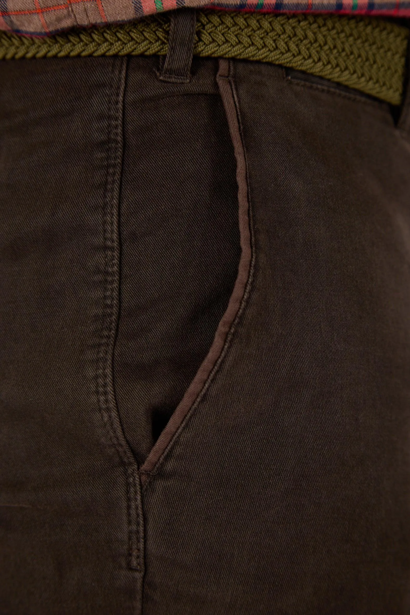 Gun Hill Mens Doeskin chinos - Brown, Olive or Navy