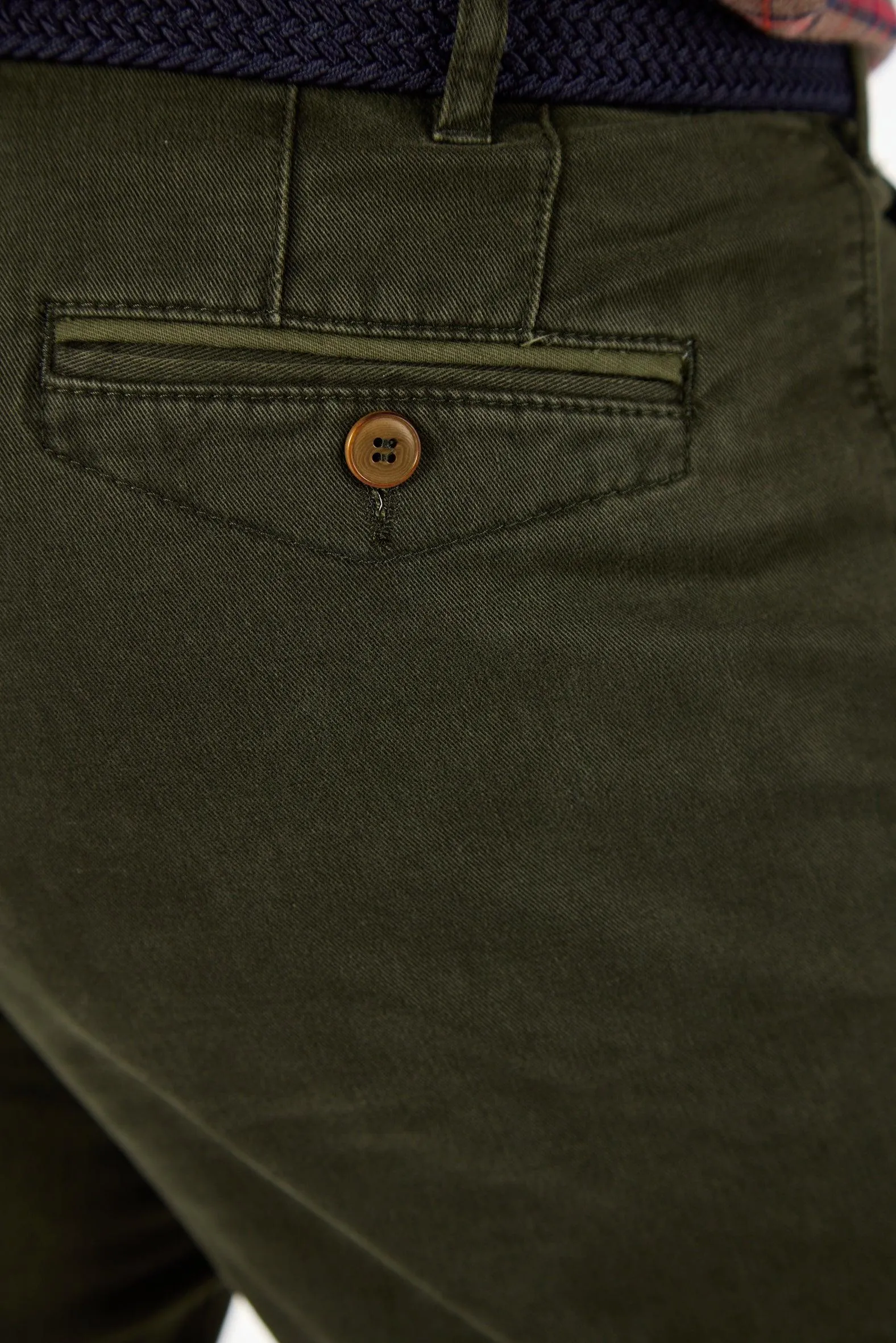 Gun Hill Mens Doeskin chinos - Brown, Olive or Navy