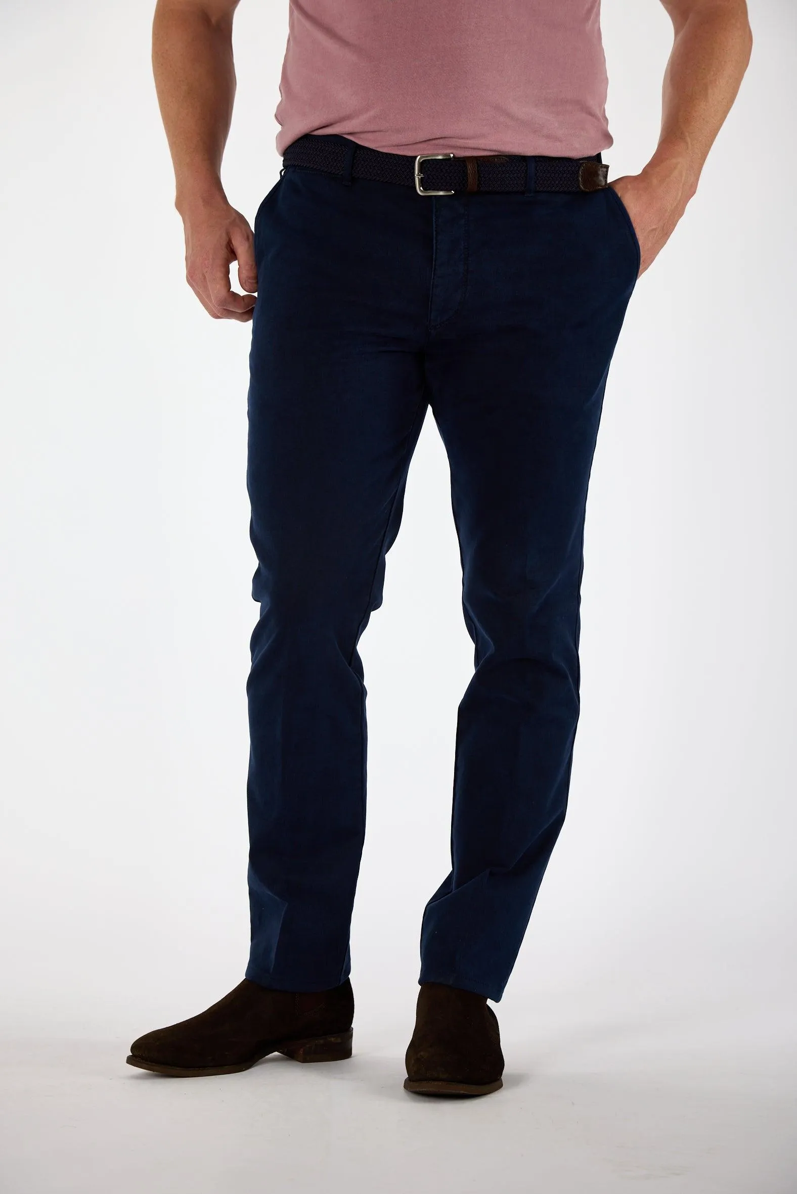 Gun Hill Mens Doeskin chinos - Brown, Olive or Navy