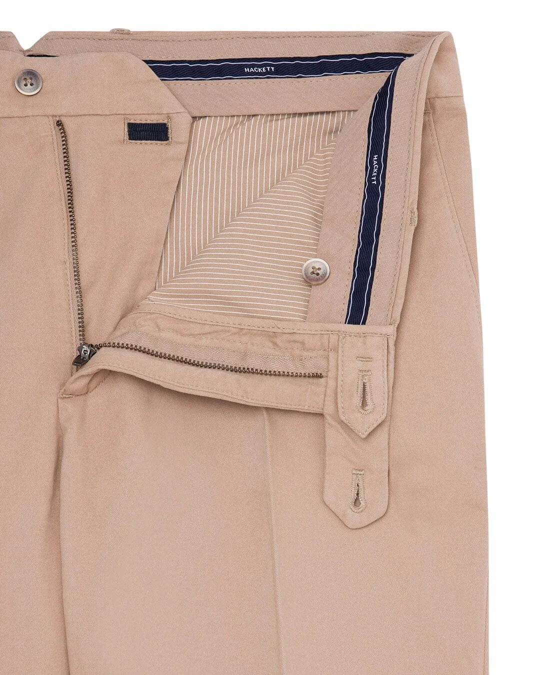 Hackett Beige Kensington Chino Trousers