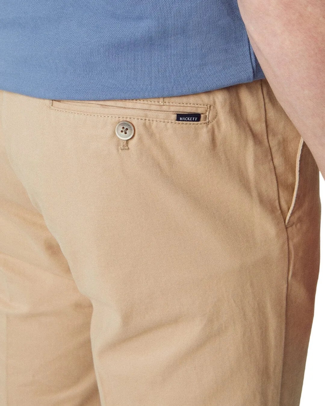 Hackett Beige Kensington Chino Trousers