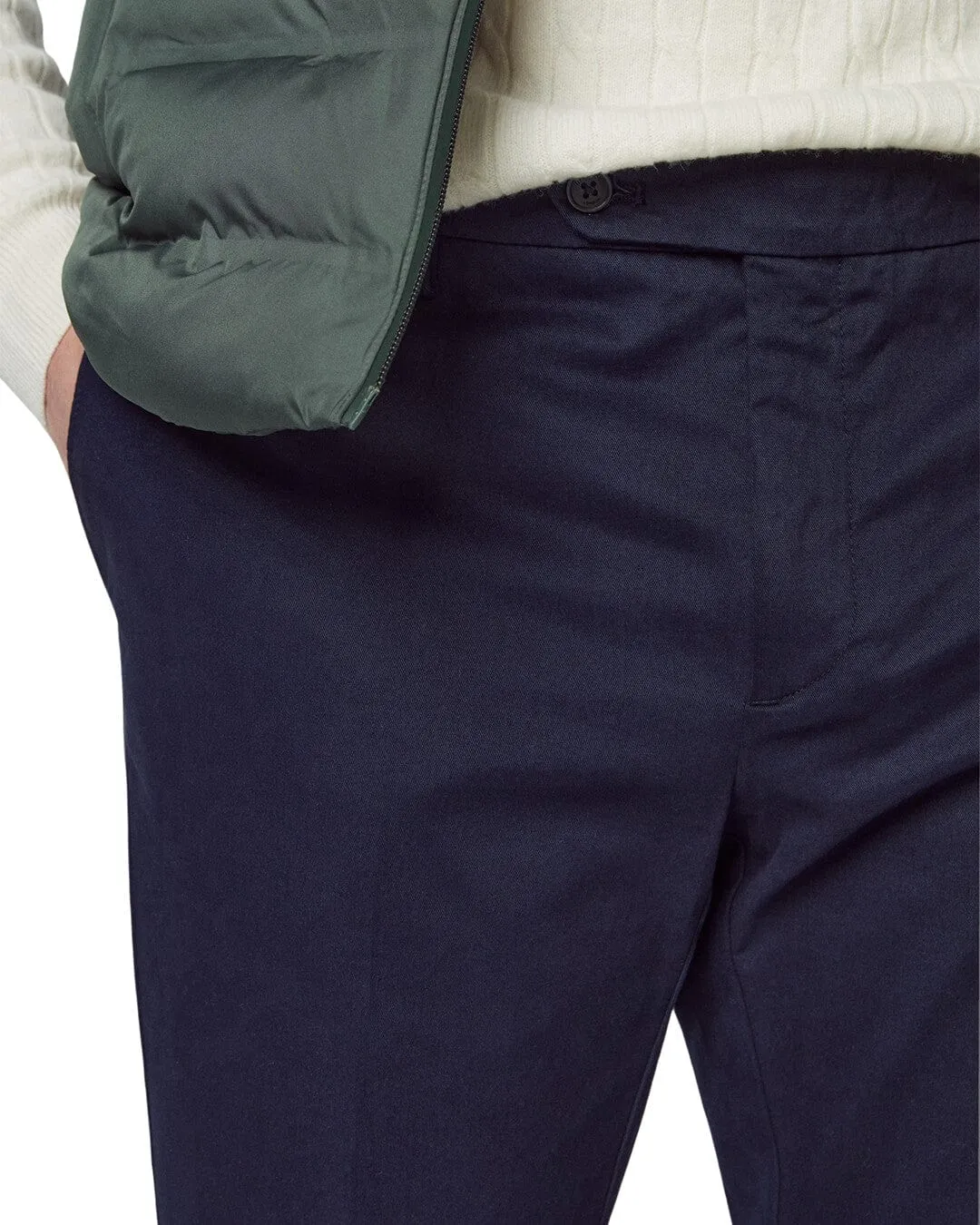 Hackett Navy Kensington Chino Trousers