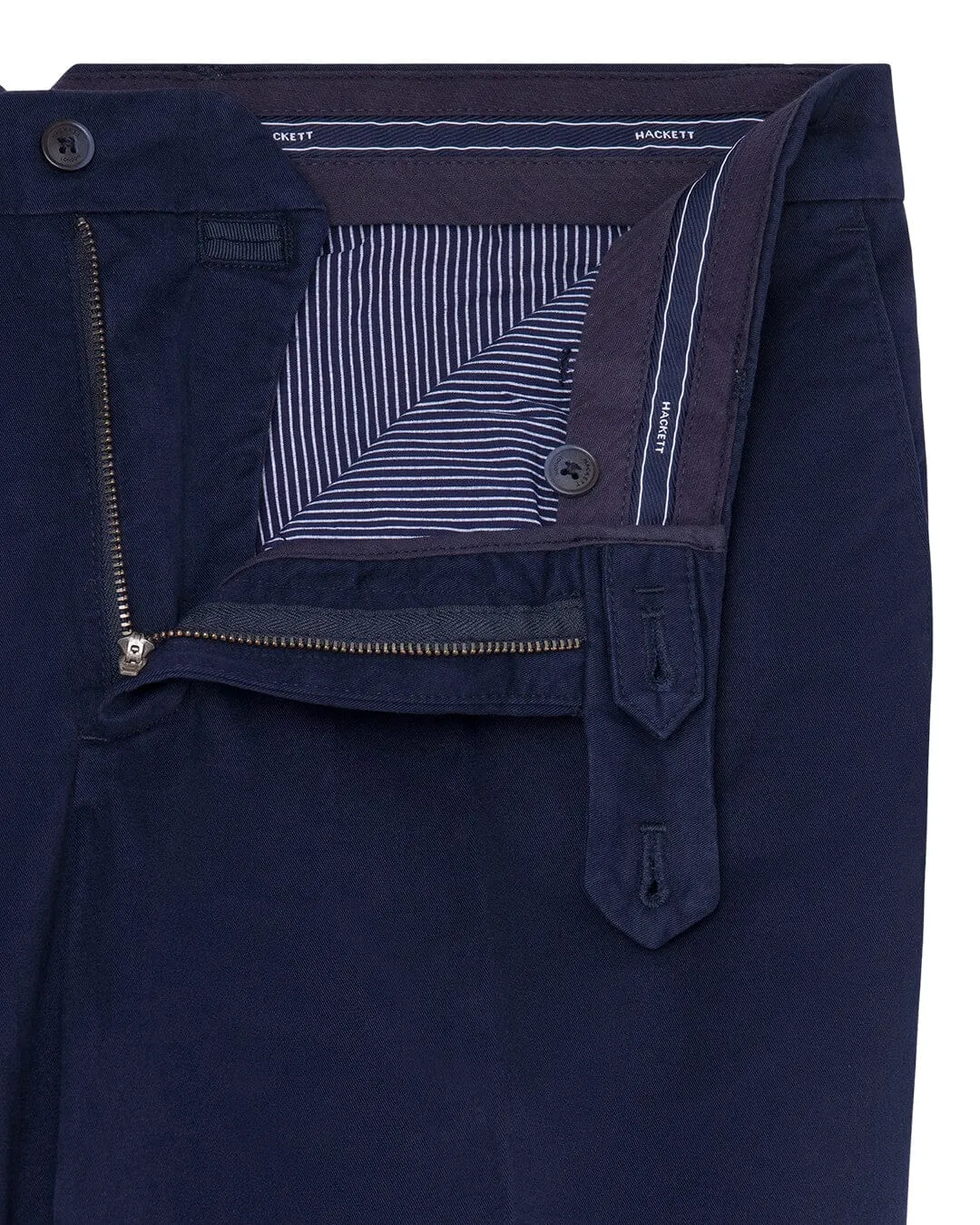 Hackett Navy Kensington Chino Trousers