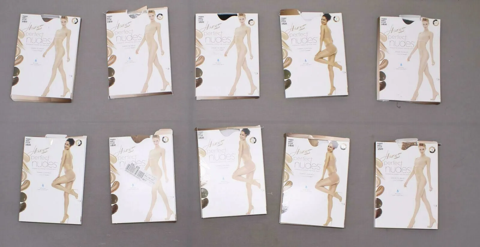 Hanes Perfect Nudes Womens LOT OF Customer Returns Assorted Sheers