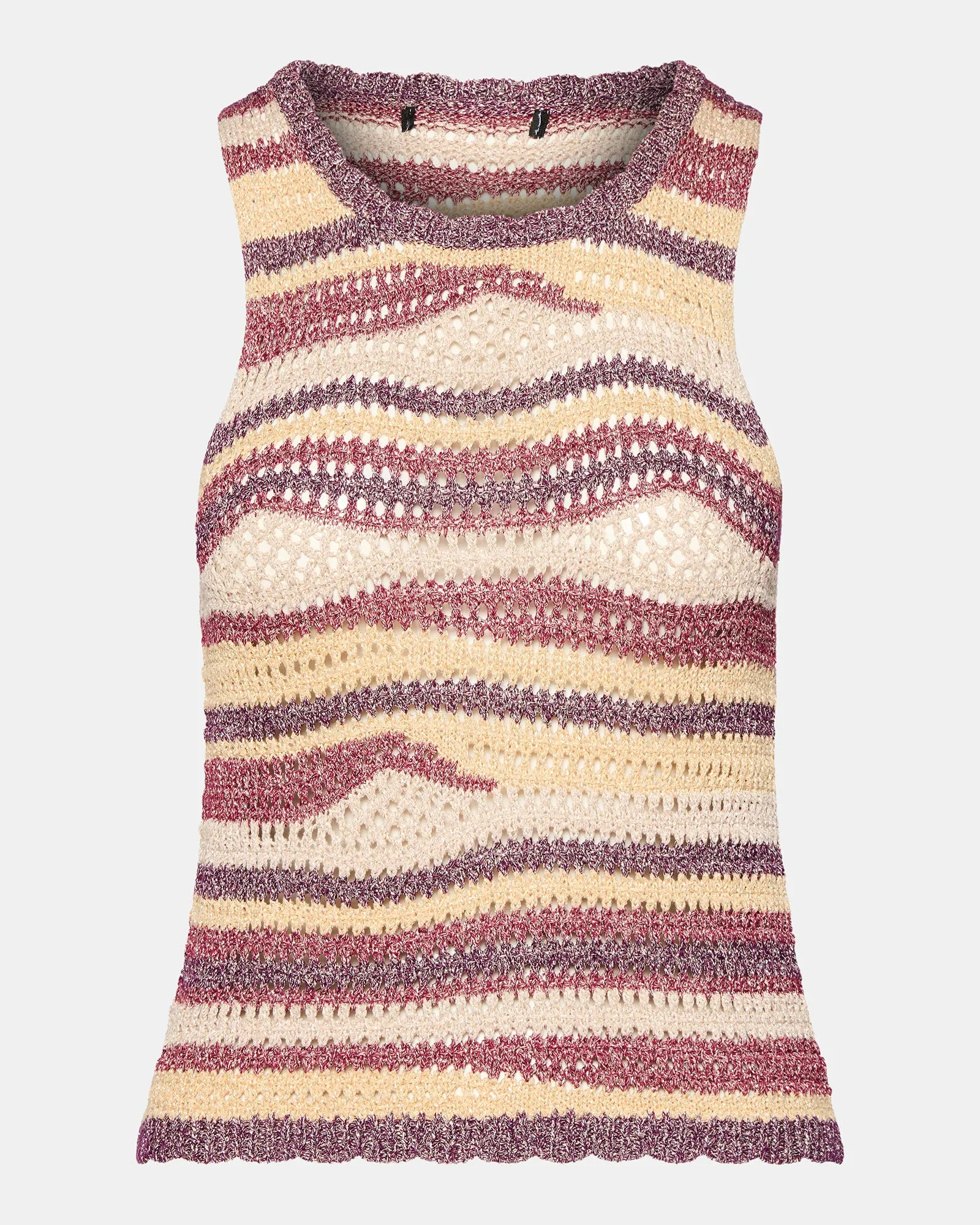 HANNAH TOP RED MULTI