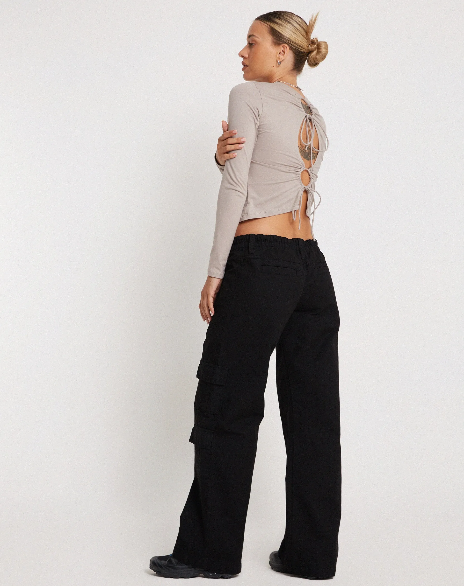 Hansa Cargo Trouser in Black