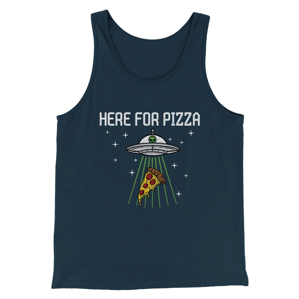 Here For The Pizza Men/Unisex Tank Top