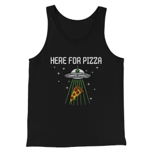 Here For The Pizza Men/Unisex Tank Top