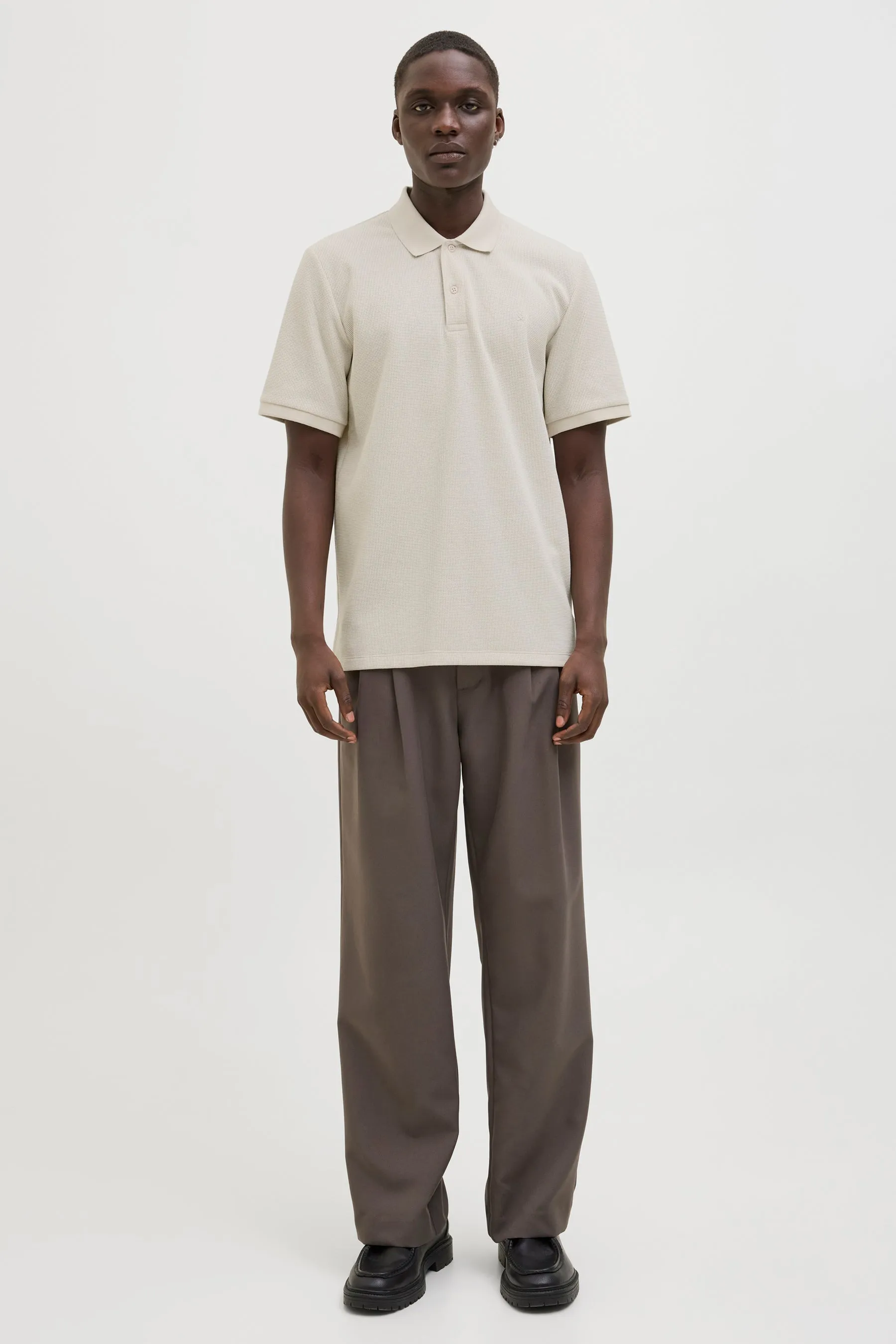 Heren tops polo korte mouw Beige - CORE BY JACK & JONES