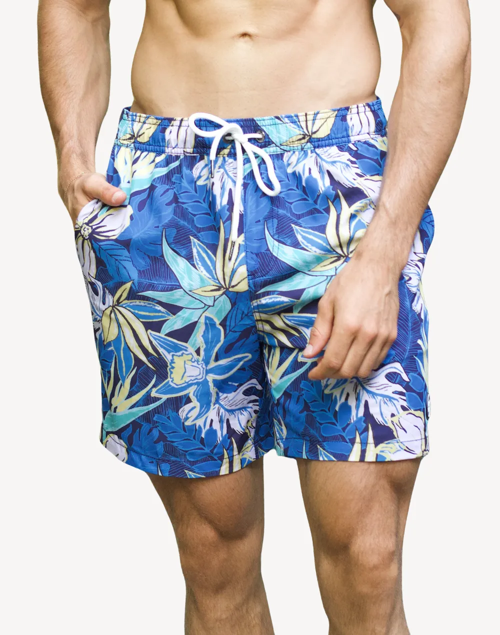 Hidden Reef 17" Printed Swim Trunk
