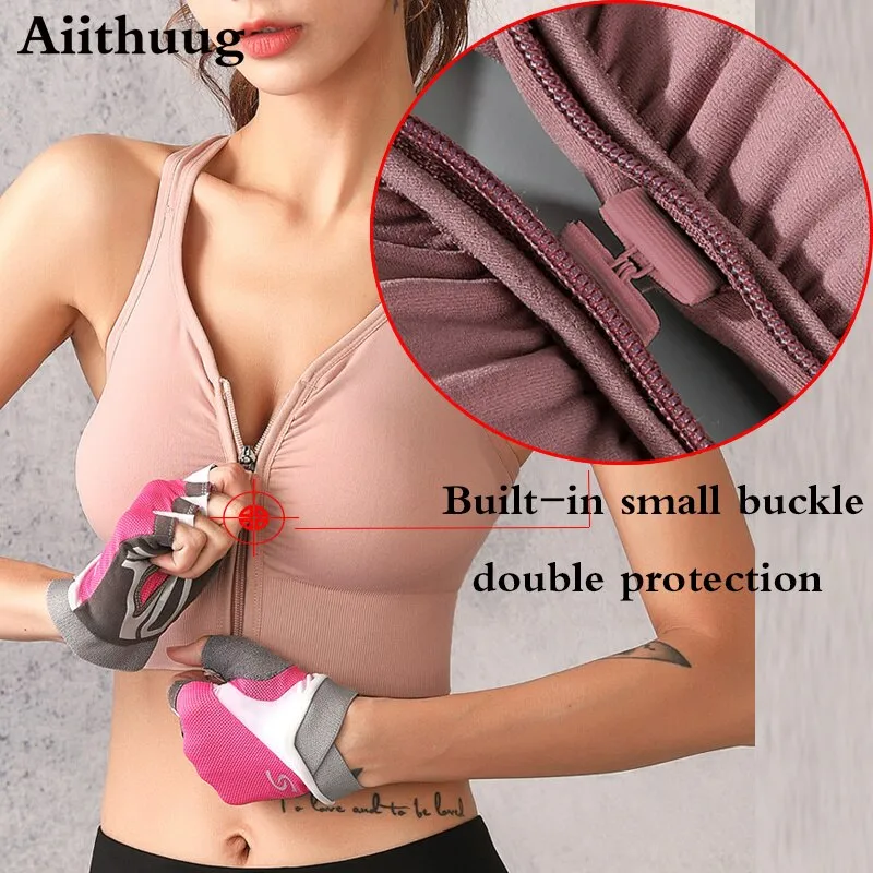 High Impact Sports Bra W/ Zipper