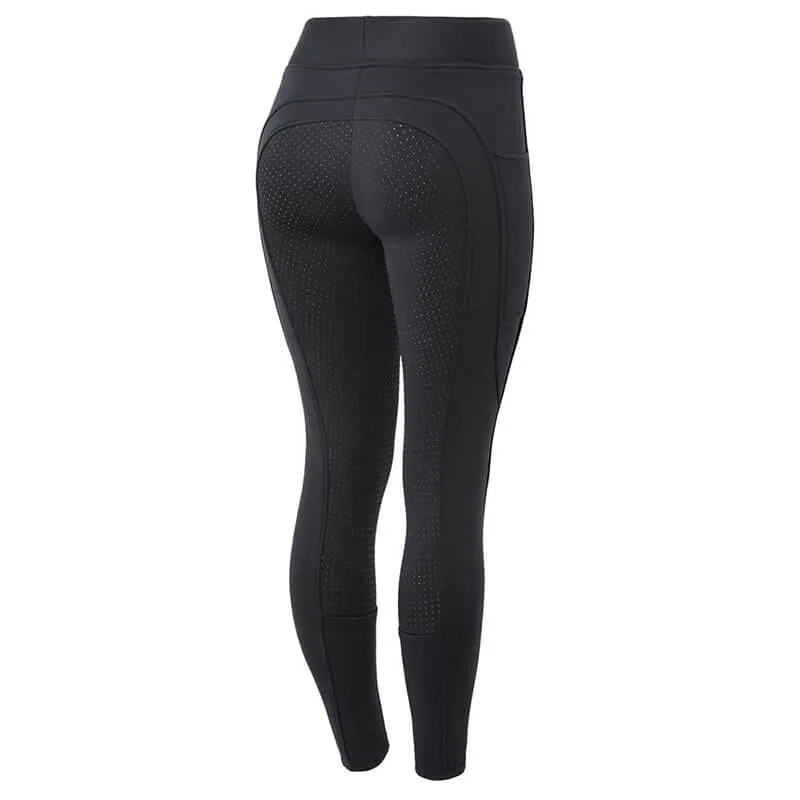 Horze Active Women's Silicone Full Seat Tights w/ Phone Pockets