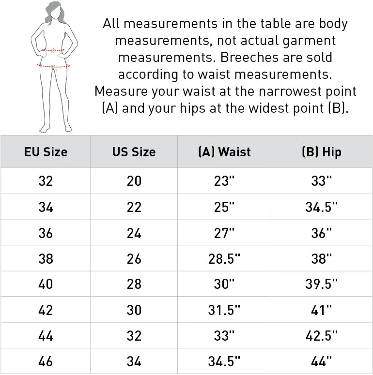 Horze Active Women's Silicone Full Seat Tights w/ Phone Pockets