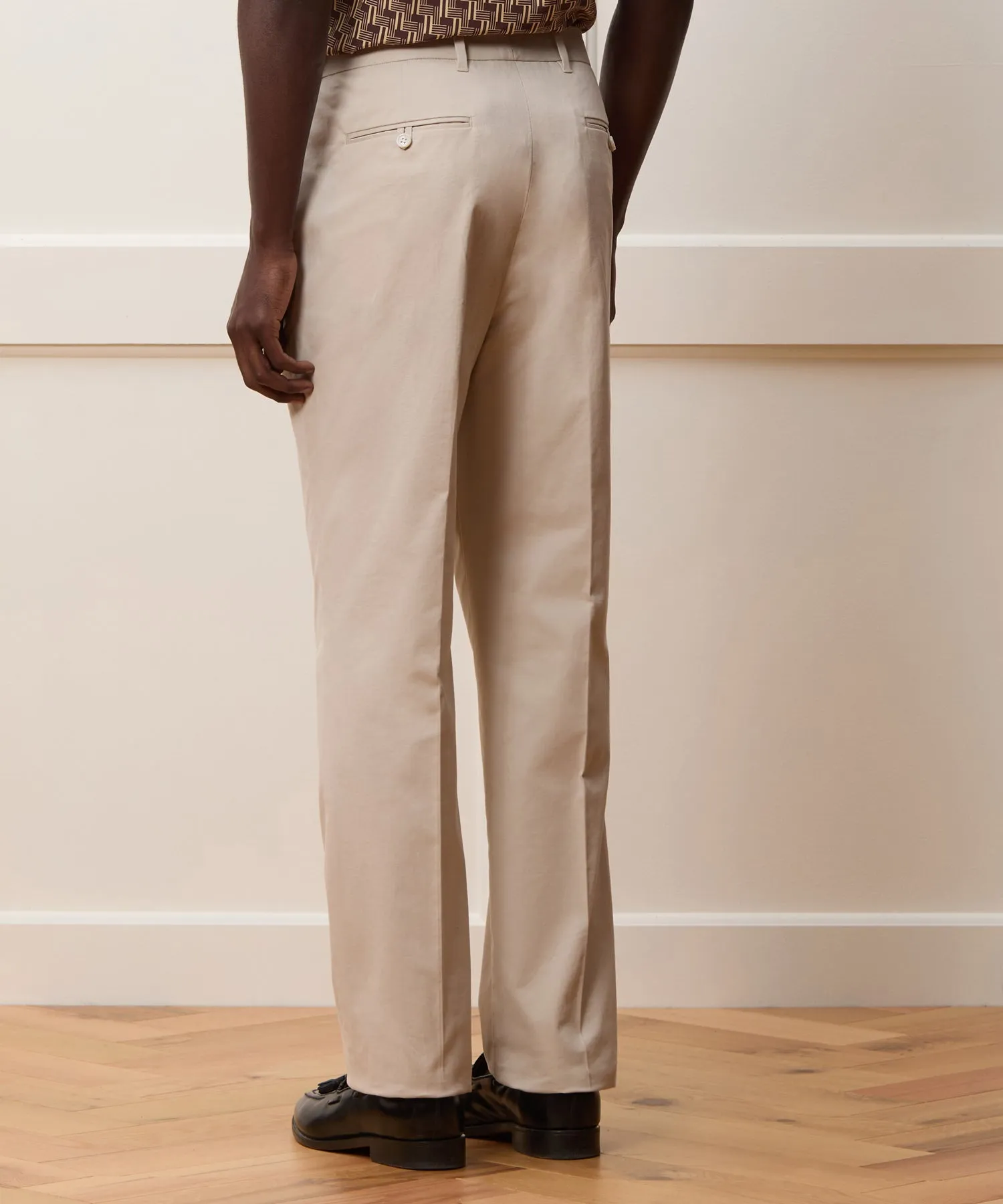 Italian Cotton Tab Chino