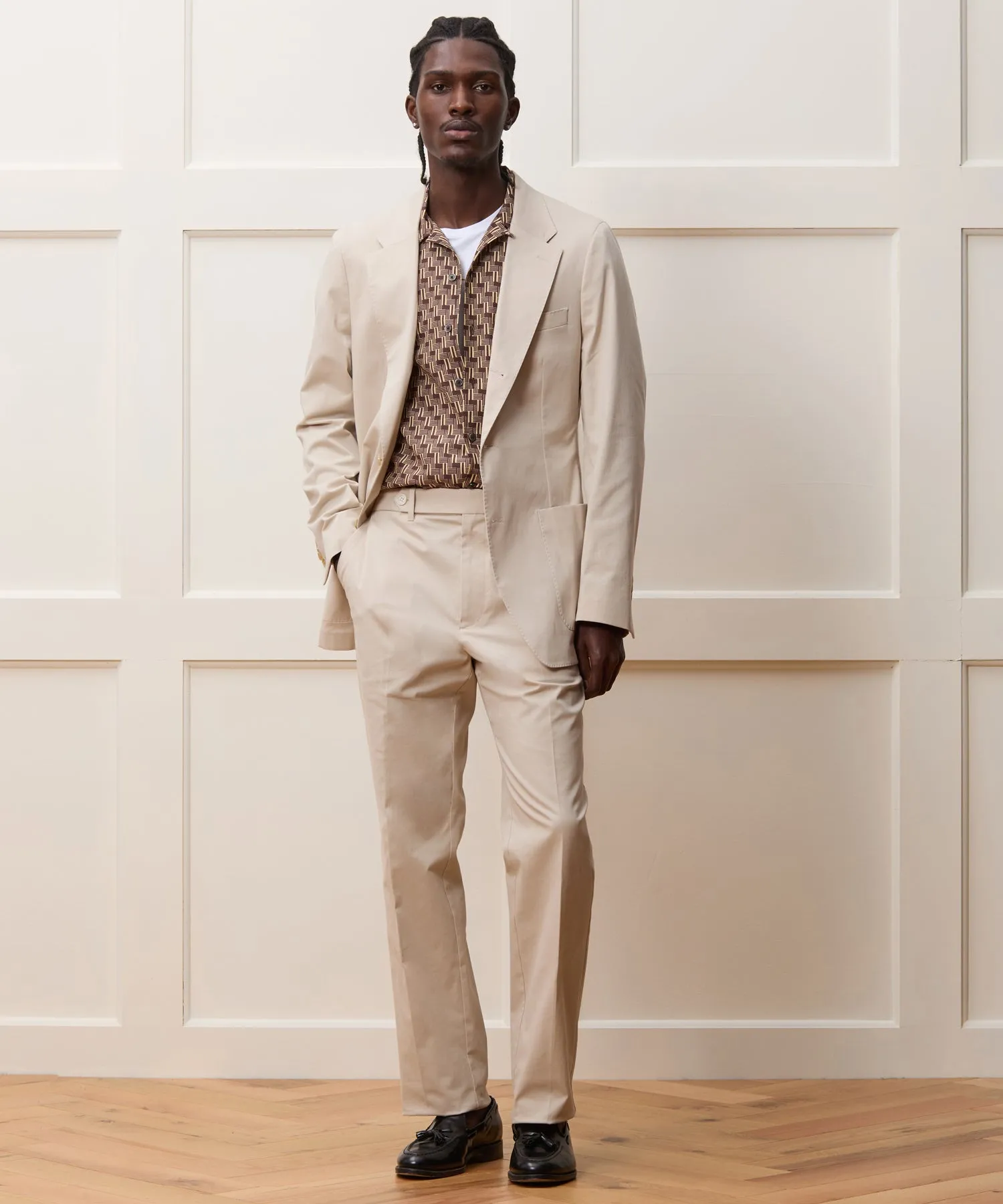 Italian Cotton Tab Chino