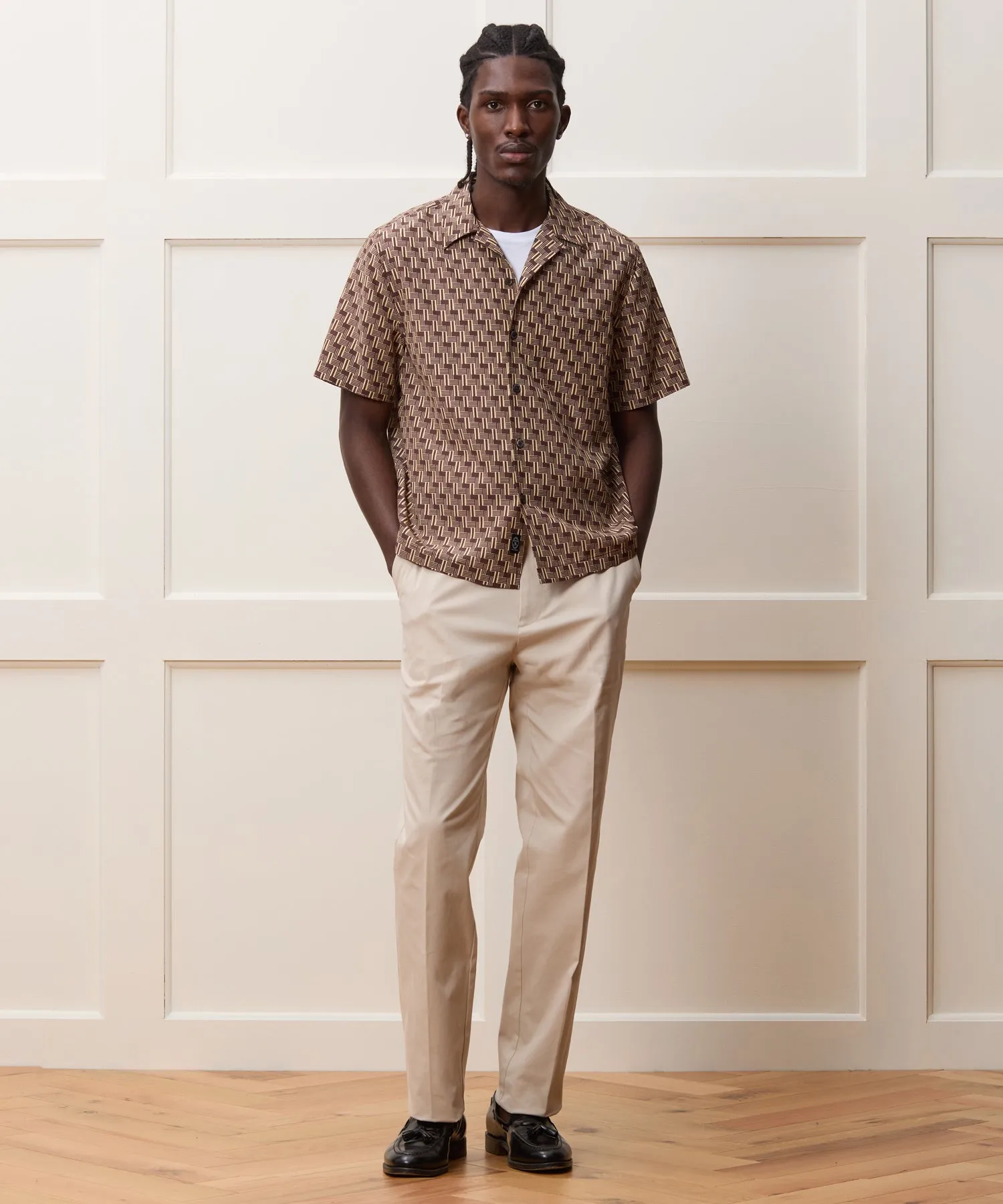 Italian Cotton Tab Chino