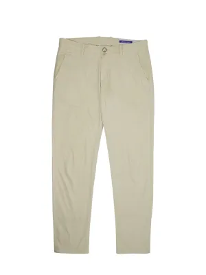 Jacob Cohen Beige Modal, Cotton & Elastane Bobby Chino