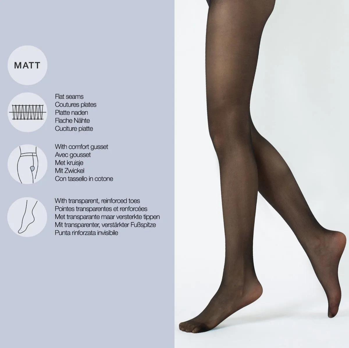 Jersey 30 DEN Sheer Tights