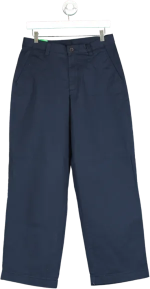 john lewis Blue Wide Chino Trouser W30
