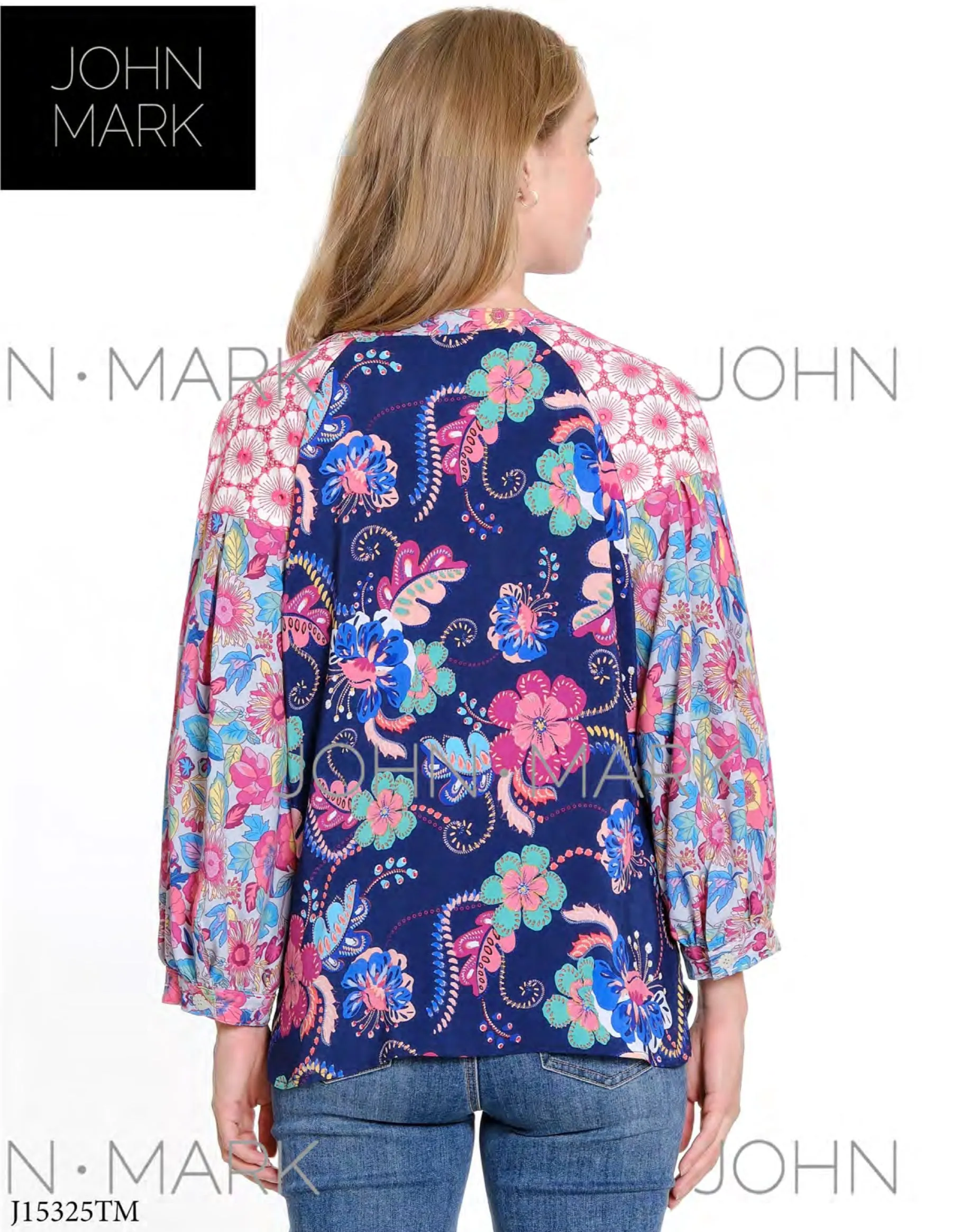 John Mark Mix Print Tunic