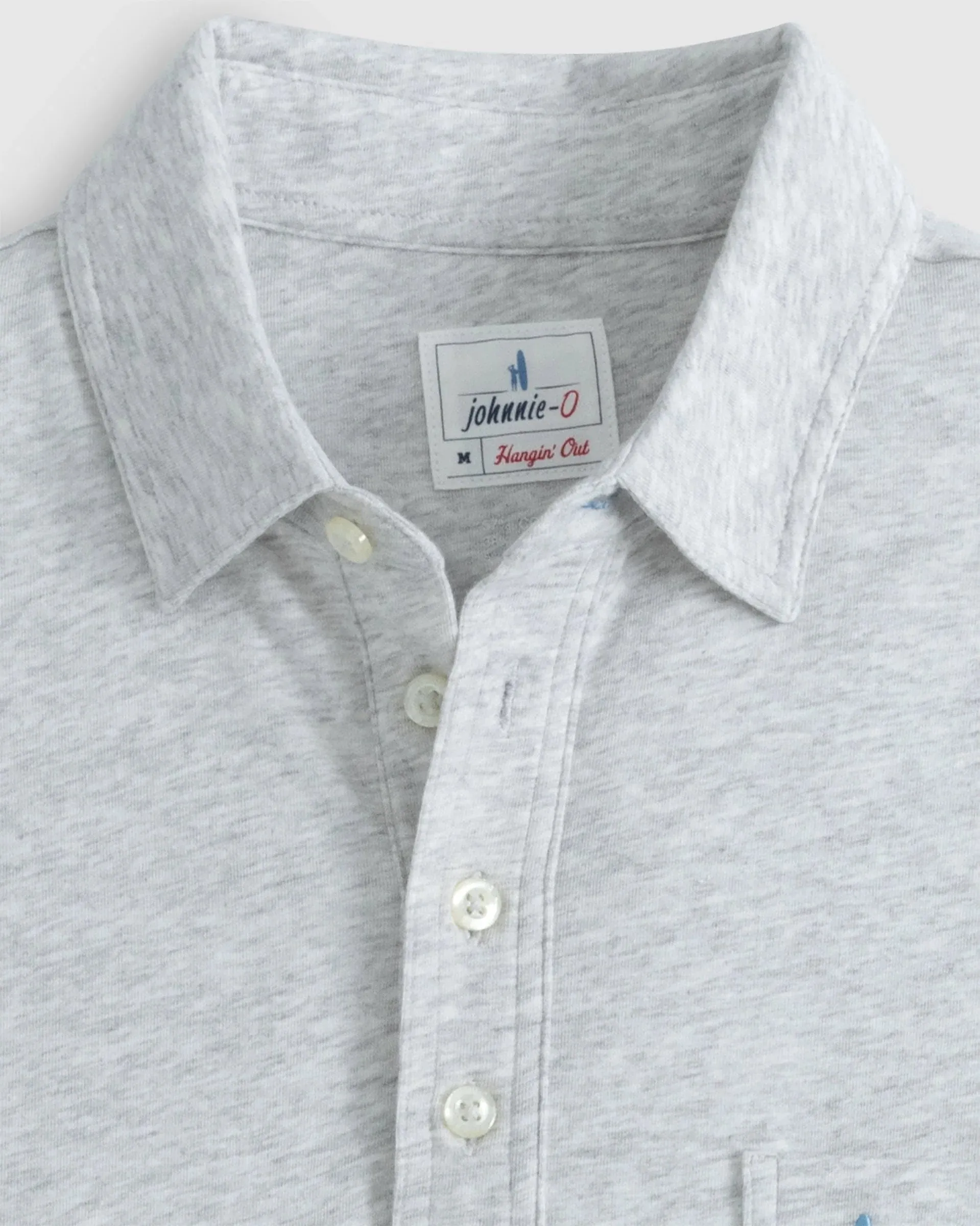 Johnnie O. Original 4 Button Polo Heathered