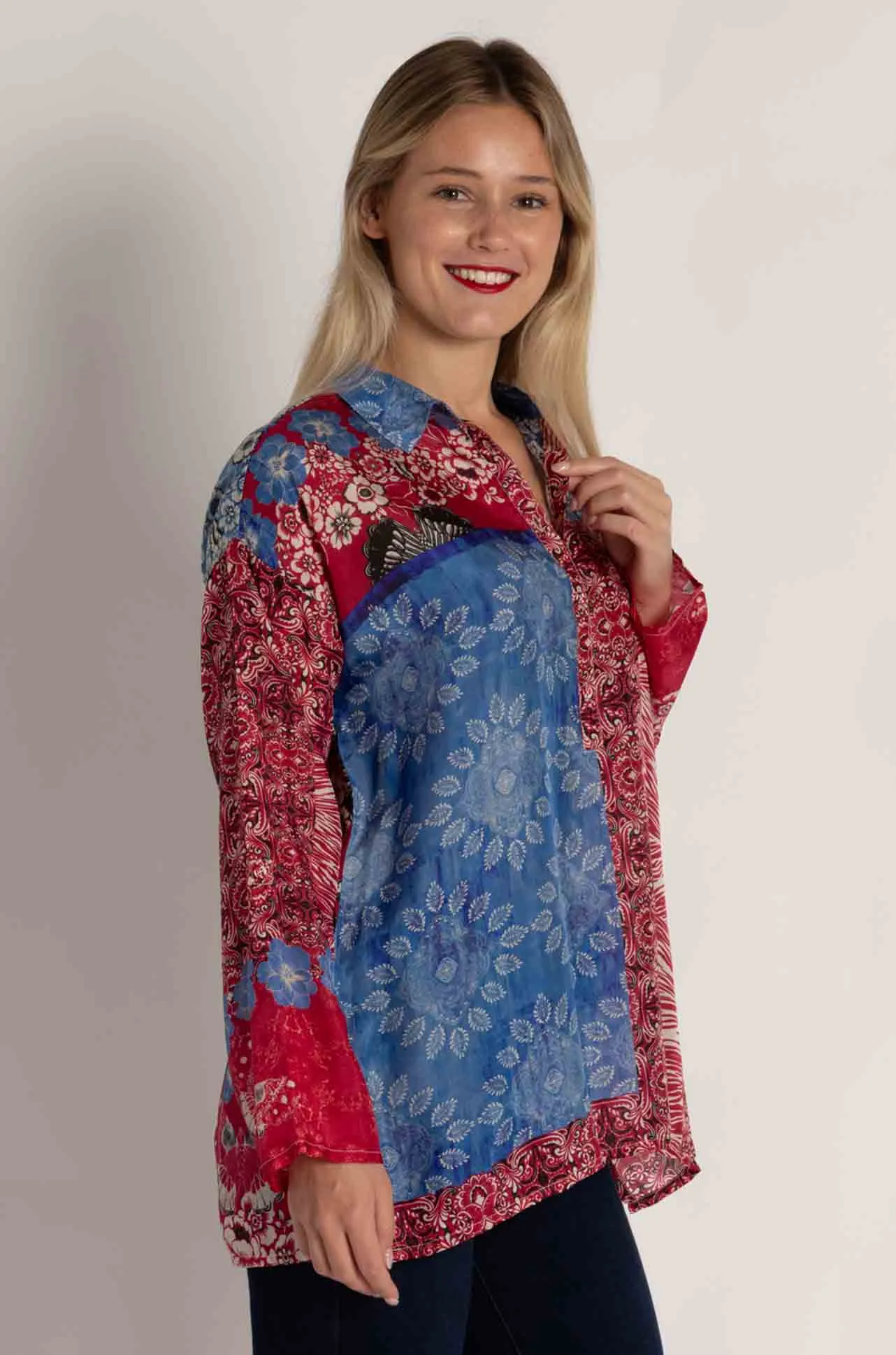 Johnny Was - Arend Tunic in Mayborn Scarf Print