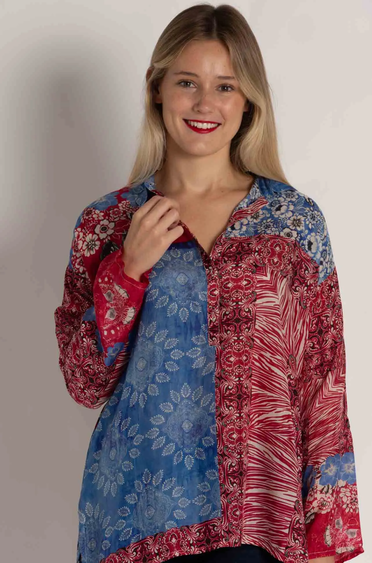 Johnny Was - Arend Tunic in Mayborn Scarf Print