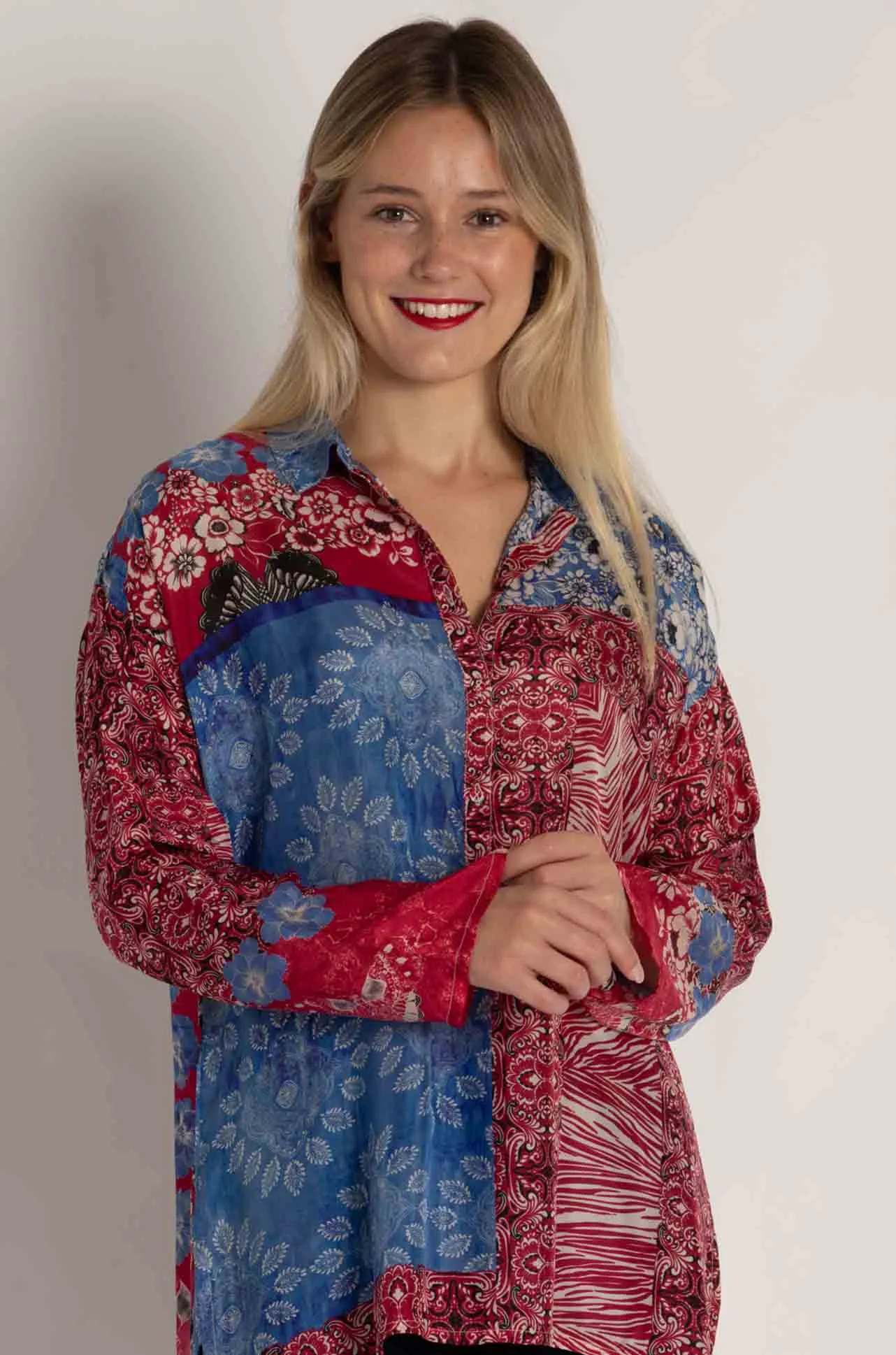 Johnny Was - Arend Tunic in Mayborn Scarf Print