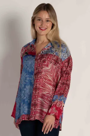 Johnny Was - Arend Tunic in Mayborn Scarf Print