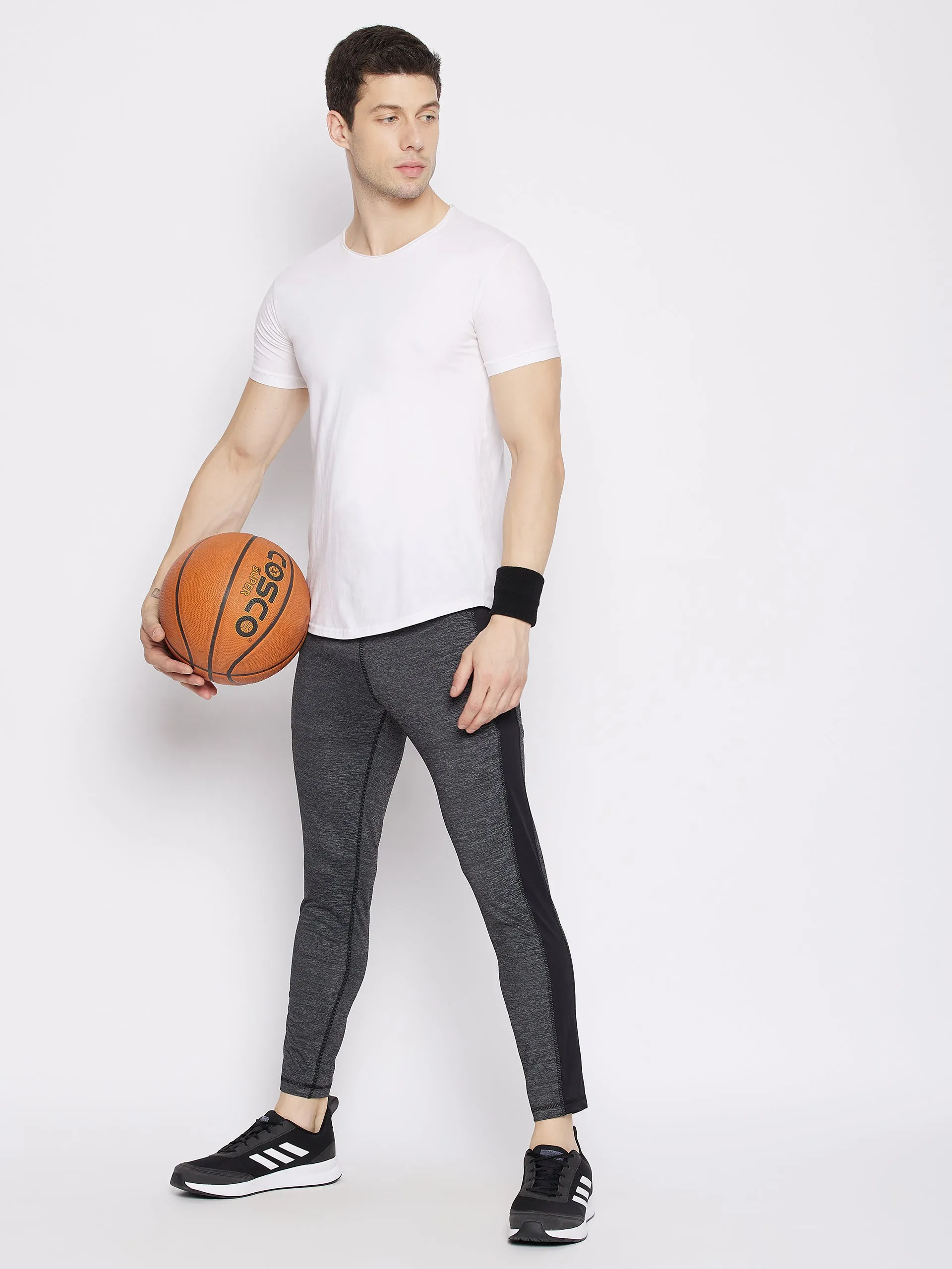 JUMP USA Men Grey Active Wear Tights