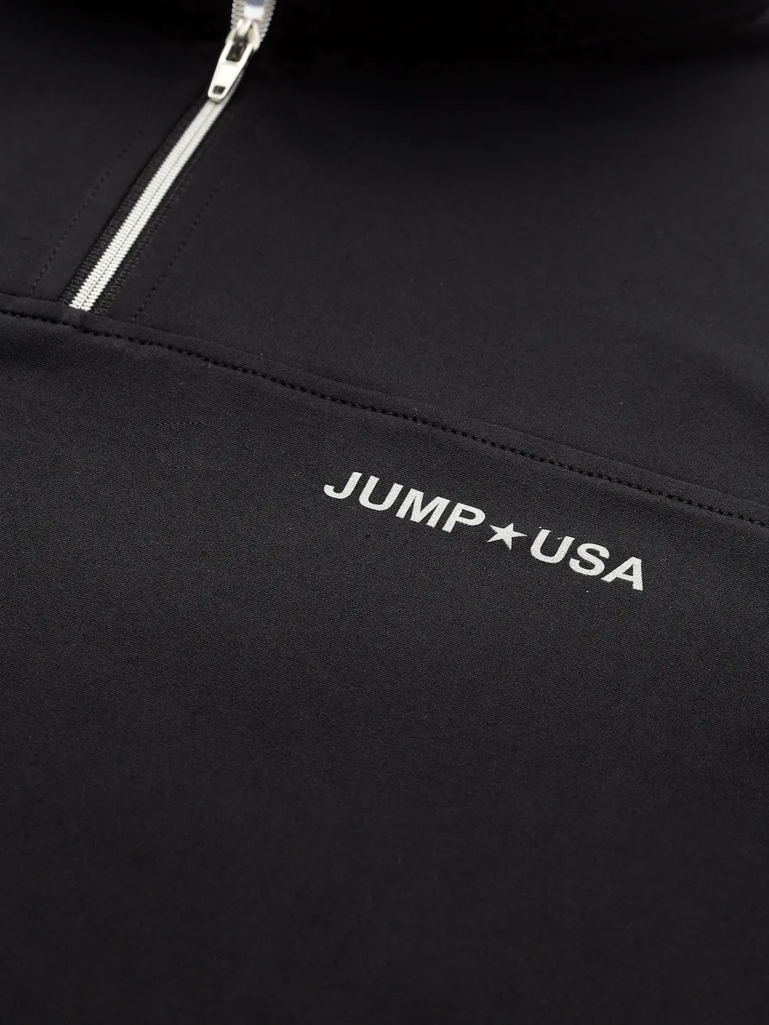 JUMP USA Outdoor Men Black Rapid-Dry Solid T-Shirts