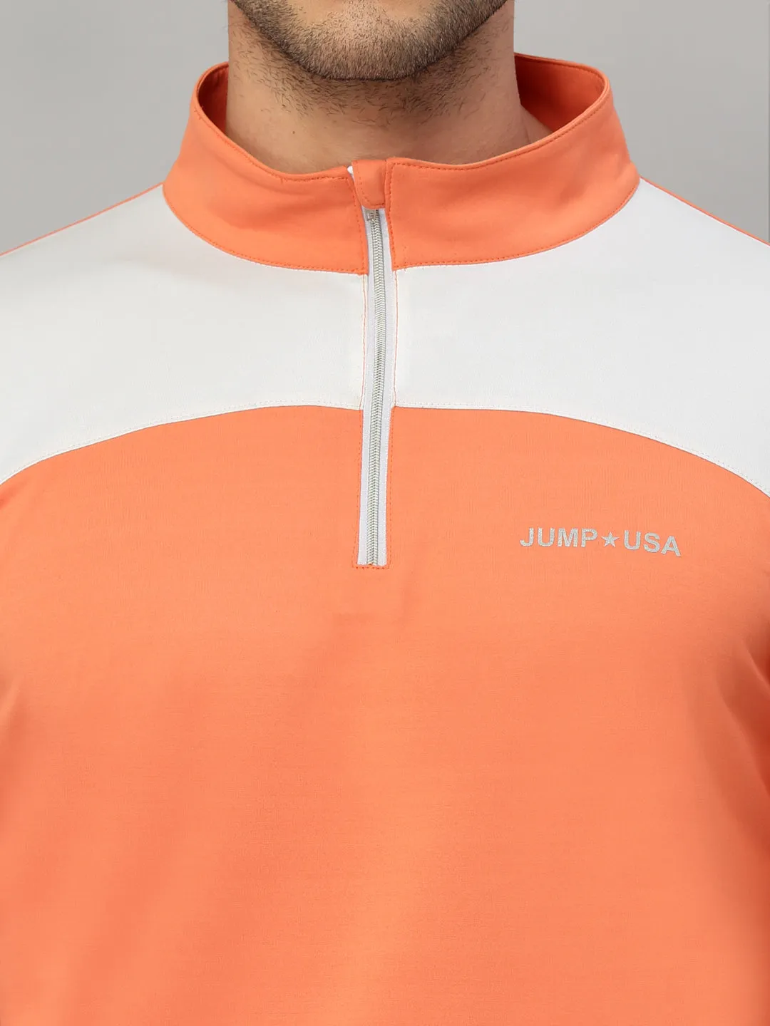 JUMP USA Outdoor Men Rapid-Dry Solid T-Shirts