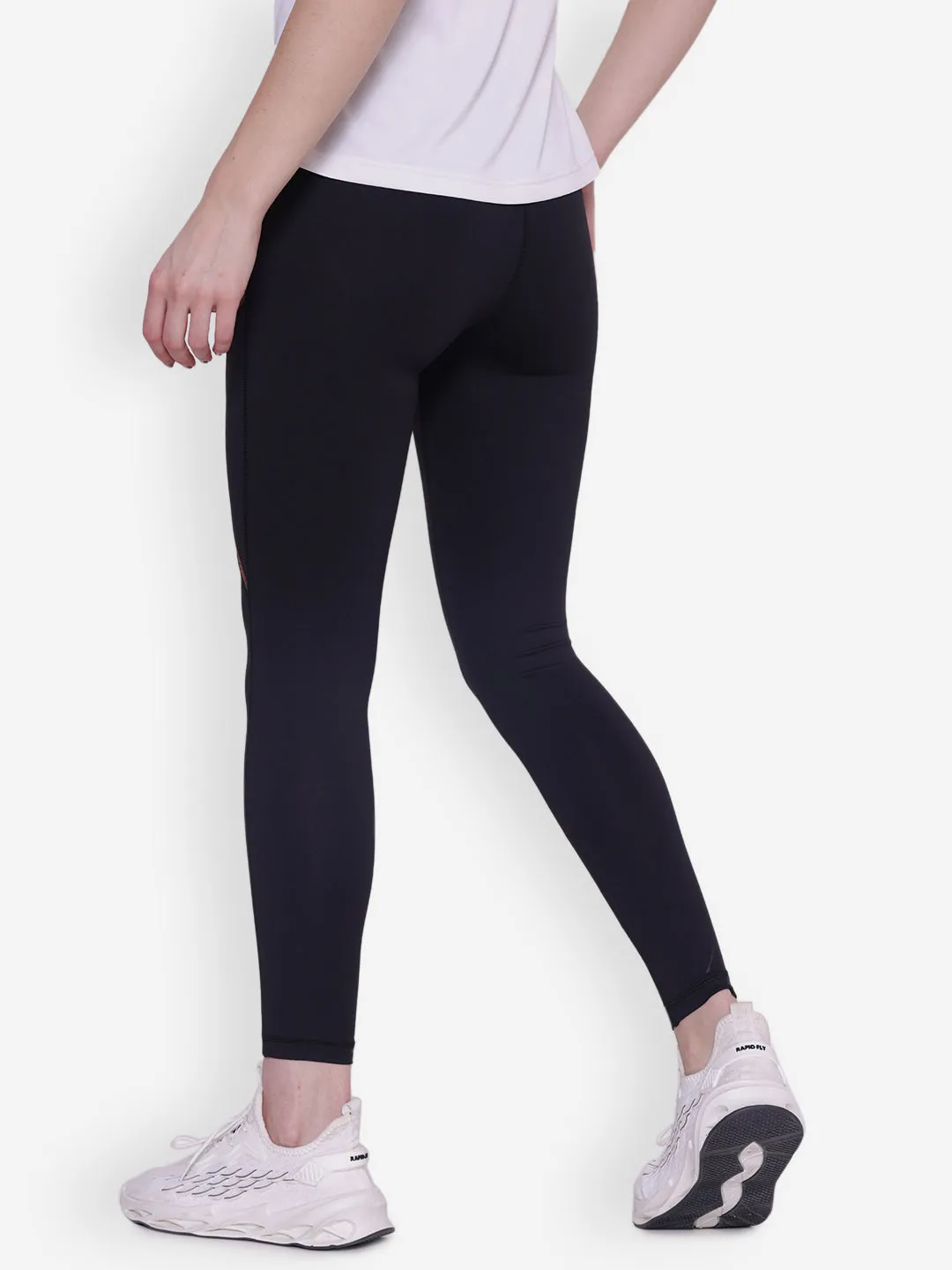 JUMP USA Women Solid Rapid-Dry Seamless Tights
