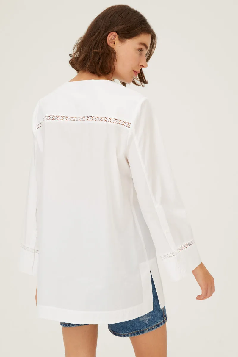 Kalina Tunic in White