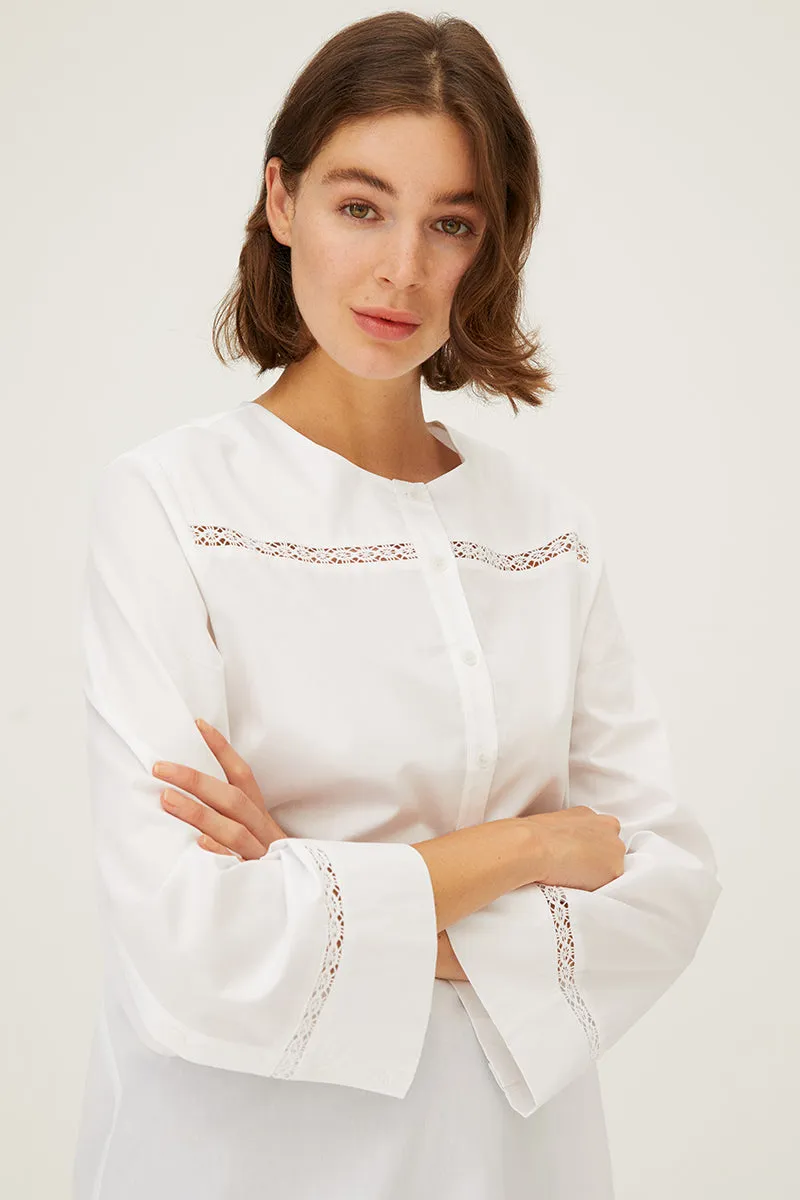 Kalina Tunic in White