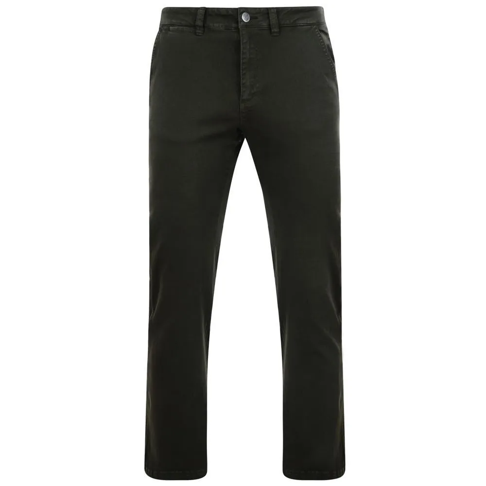 Kam Regular Fit Stretch Modern Chino Trousers 261 in Khaki waist size 40" to 70"