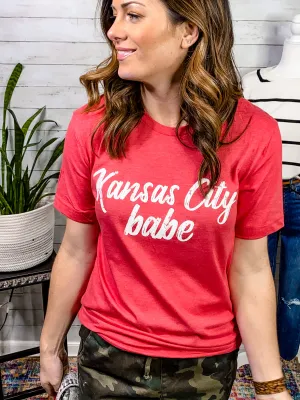 Kansas City Babe Tee - Red