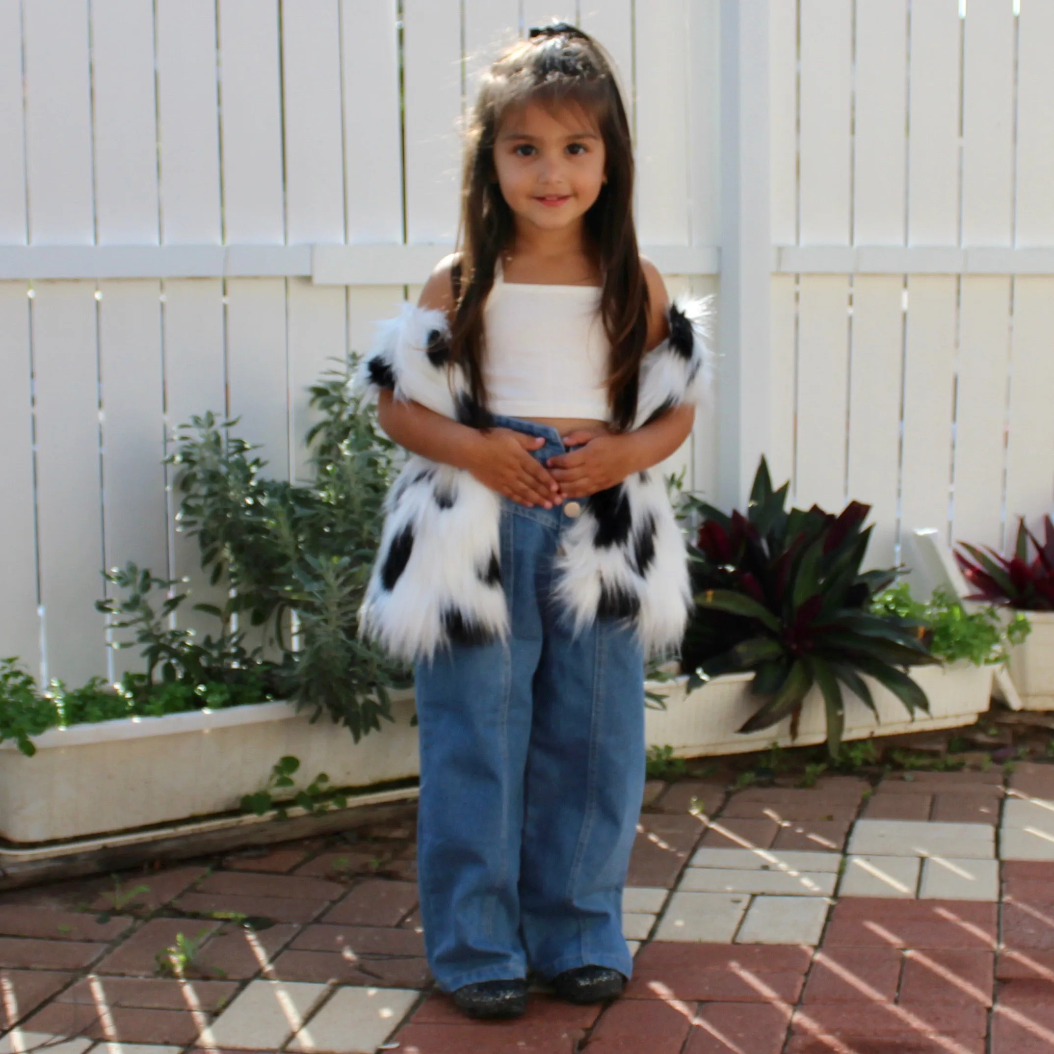 Kids Racerback Crop Top