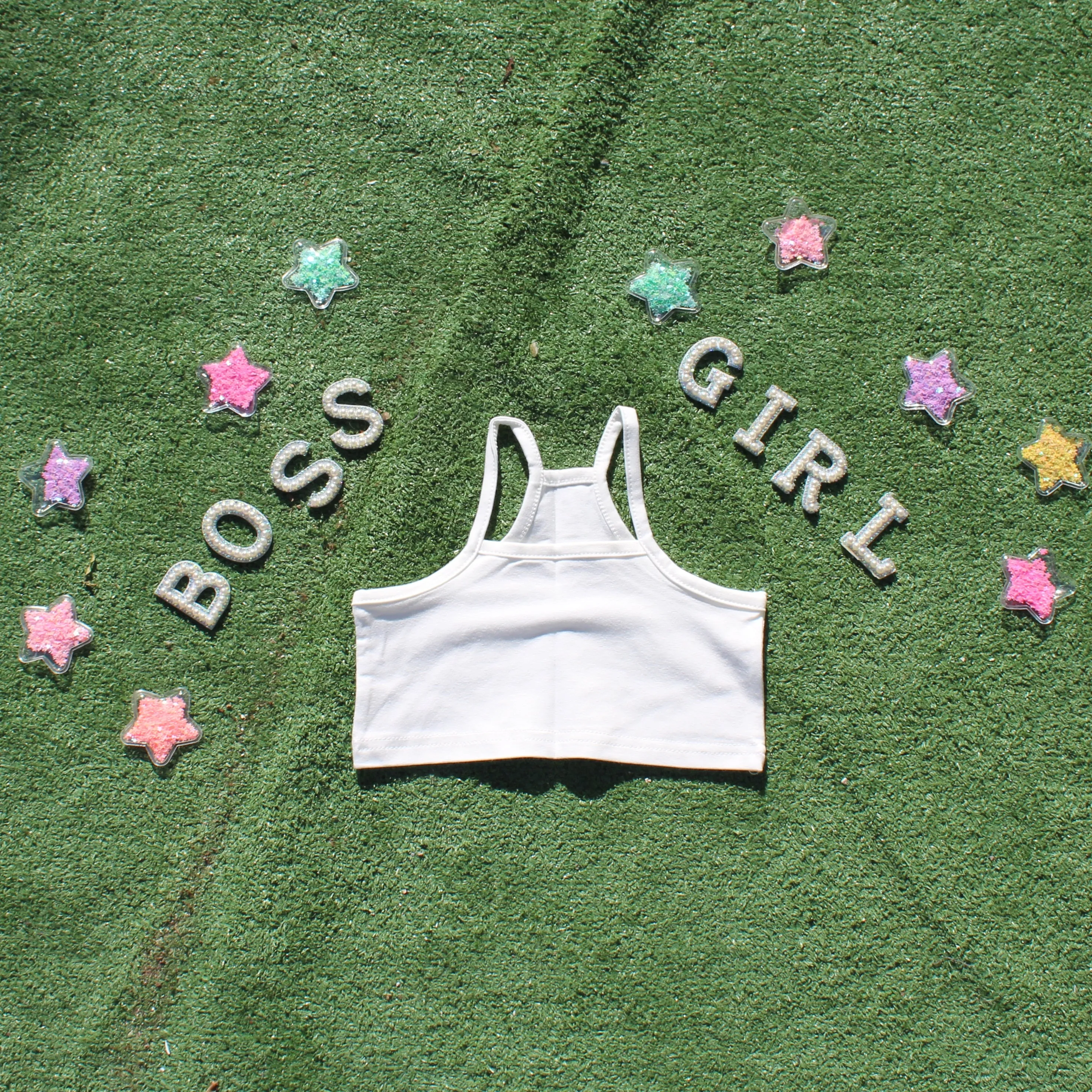 Kids Racerback Crop Top