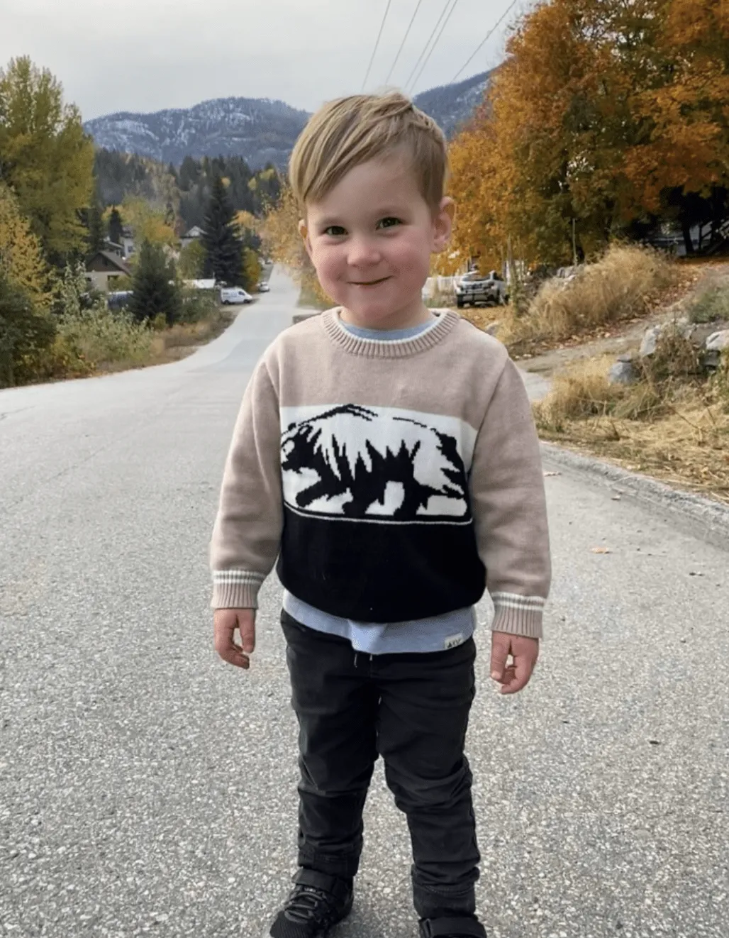 Knit Top Bear