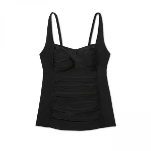 Kona Sol Women's Twist Front Tankini Top. AFA96