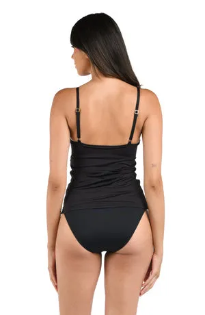 La Blanca Island Goddess U/W Lingerie Strap Tankini Top