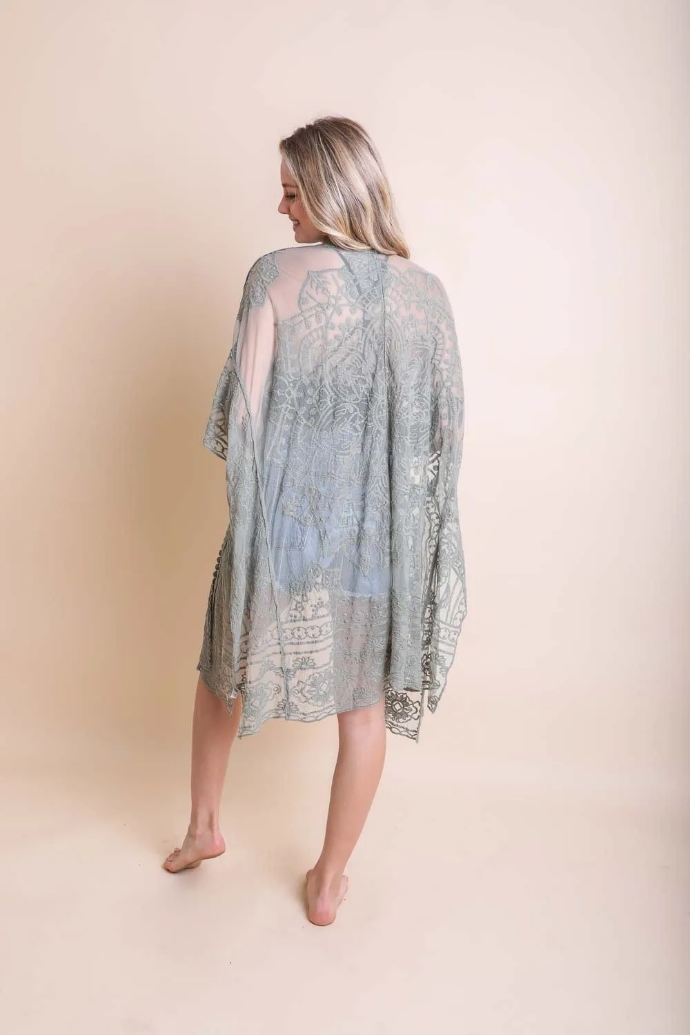 Lace Kimono Robe