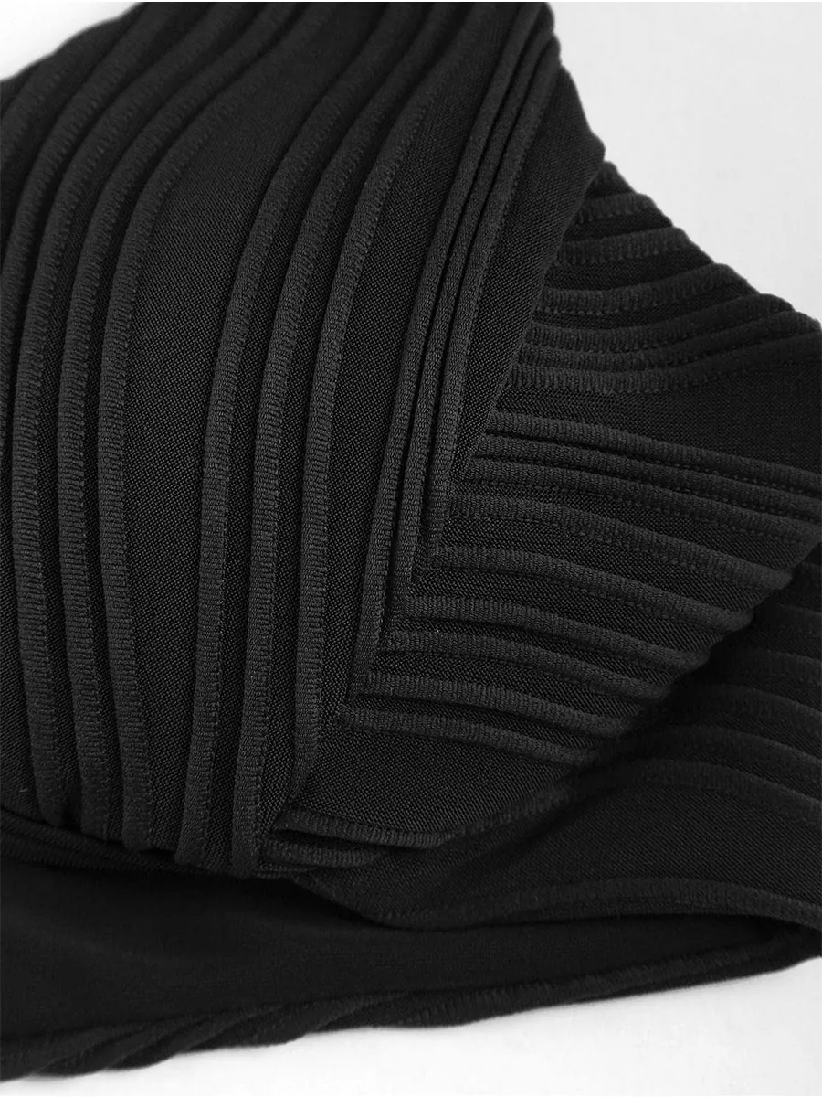 Lace Up Ribbing