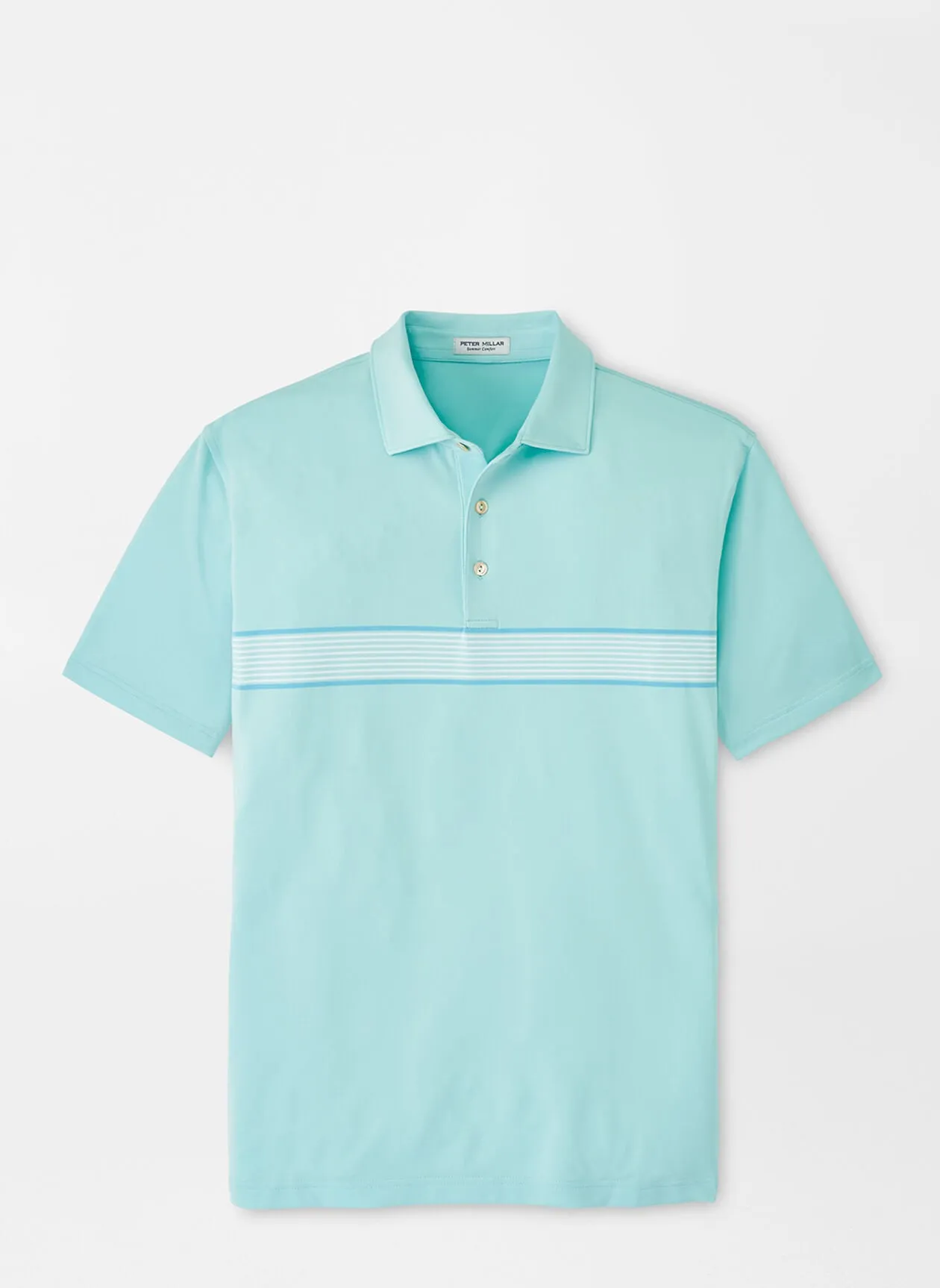 Lane Performance Jersey Polo (Celeste)