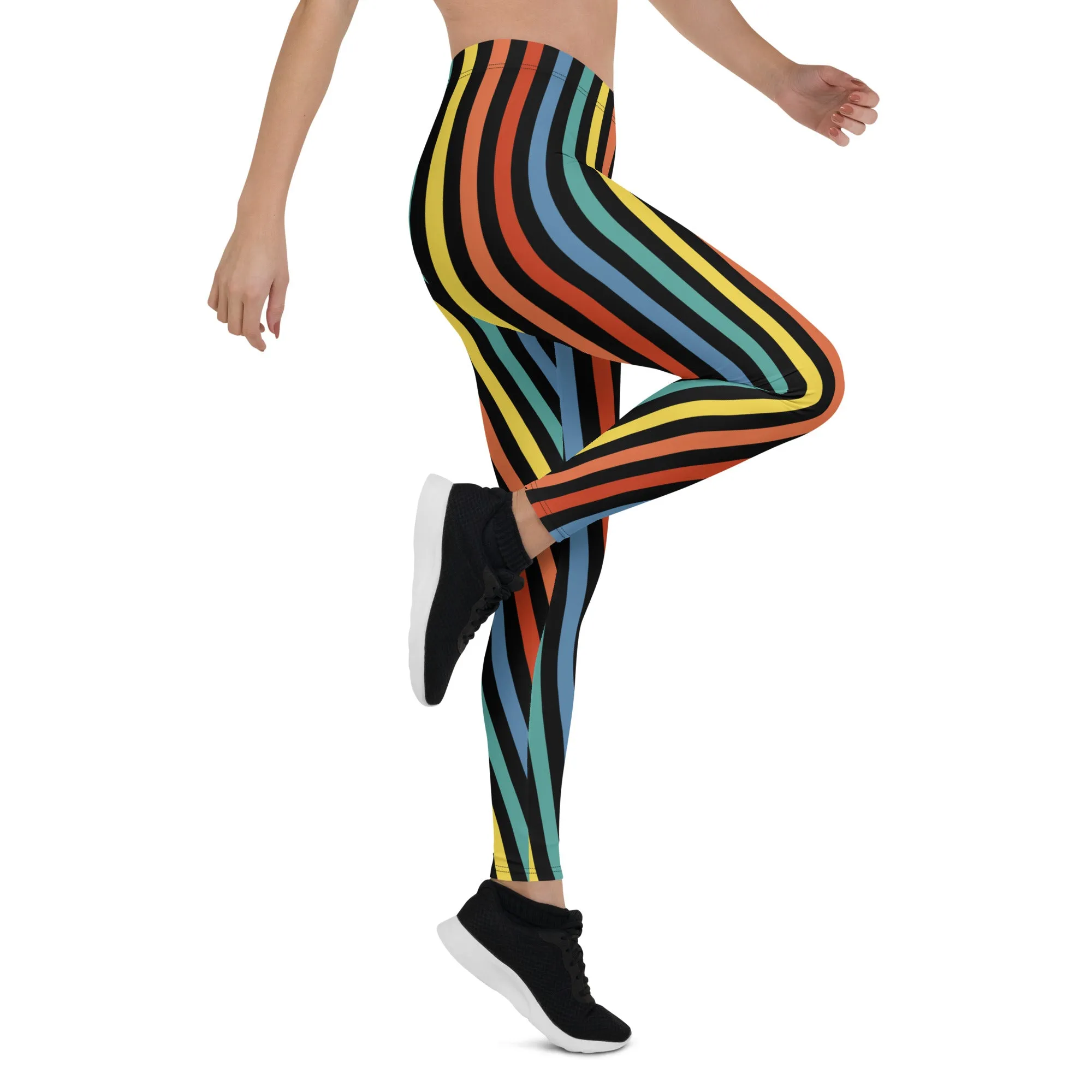 Leggings, Striped Festival